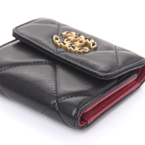 chanel quilted lambskin wallet|classic small flap wallet chanel.